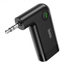 Bluetooth аудио адаптер за автомобил Hocо Е53 / AUX Jack 3.5mm - черен