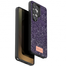 Луксозен калъф Onegif Bright Glitter за Samsung S26 Ultra - лилав брокат