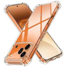 Удароустойчив силиконов калъф / гръб / TPU Anti Shock за Honor 600 Pro - прозрачен