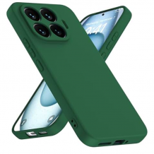 Силиконов калъф / кейс за Xiaomi 17T - Тъмнозелен гръб със защита за камерата