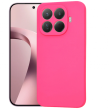 Силиконов калъф / кейс за Xiaomi 17T Pro - Розов гръб със защита за камерата