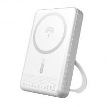 Външна батерия Power Bank Dudao K28 10000mAh PD 22.5W MagSafe с метален корпус и стойка - пръстен
