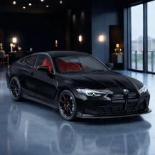 Метална кола с отварящи се врати и капаци светлини и звуци BMW M4 Coupe 1:24