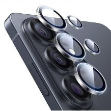 Стъклен протектор с метални рингове за задна камера за Samsung S26 Ultra