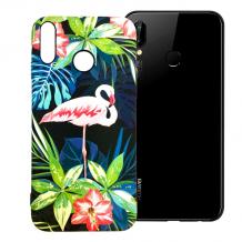 Силиконов калъф / кейс / TPU LUXO Case за Samsung A20e - розово фламинго