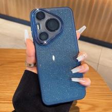 Луксозен силиконов калъф / кейс / Sparkle Case TPU за Huawei Pura 70 - син / брокат