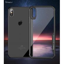 Луксозен твърд гръб със силиконов кант IPAKY за Apple iPhone XS MAX - прозрачен