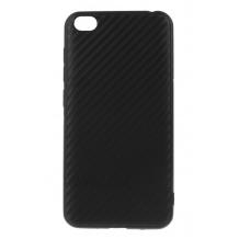 Силиконов калъф / гръб / TPU за Xiaomi Redmi GO - черен / carbon