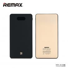 Външна батерия Power Bank REMAX RPP-34 10000mAh за Samsung, LG, HTC, Sony, Nokia, BlackBerry, Huawei и др. - MUSE / черна