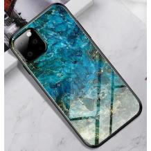 Луксозен стъклен твърд гръб за Apple iPhone 11 Pro 5.8'' - син