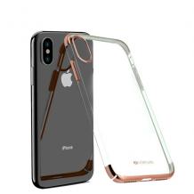 Прозрачен / Rose Gold кант