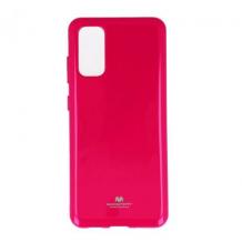 Луксозен силиконов калъф / гръб / TPU Mercury GOOSPERY Jelly Case за Samsung S20 Ulta - розов