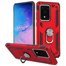 Силиконов гръб Spigen със стойка и магнитно захващане за Samsung S20 Ultra – червен