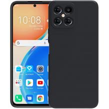 Луксозен силиконов калъф / кейс / TPU 2.0mm. за Honor X8 - черен със защита за камерата