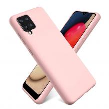 Силиконов калъф / гръб / TPU за Samsung A22 4G - Rose Gold / мат