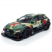 Метална кола с отварящи се врати капаци светлини и звуци Audi RS6 Avant Gumball 3000 1:24