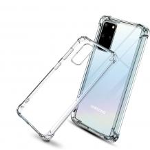 Удароустойчив силиконов калъф / гръб / TPU за Samsung A51 - прозрачен