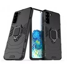 Удароустойчив гръб със стойка и магнитно захващане за Samsung S21 – черен