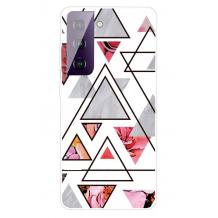 Луксозен силиконов калъф / гръб / TPU Marble за Samsung S21