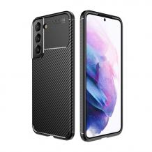 Луксозен силиконов калъф / гръб / TPU кейс Auto Focus за Samsung S22 Plus 5G - черен / Carbon