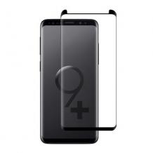 Оригинален 3D full cover Tempered glass screen protector ROAR Full Glue Samsung S9 Plus G965 / Оригинален извит стъклен скрийн протектор ROAR Full Glue Samsung S9 Plus G965 - черен