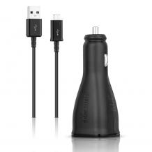 Оригинално зарядно за кола с 2 USB изхода 12V EP-LN920BB 2.0A за Samsung / Fast Dual Car Charger