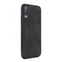 Луксозен гръб Denim за Samsung A7 2018 A750F - черен