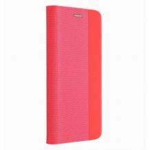 Кожен калъф Sensitive Book със стойка за Apple iPhone 11 Pro Max 6.5'' - червен