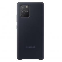 Оригинален гръб Silicone Cover за Samsung A51 - черен