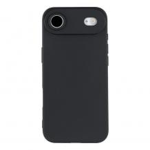 Силиконов калъф / гръб / TPU кейс за Apple iPhone 17 Air (6.9) - черен гръб със защита за камерата