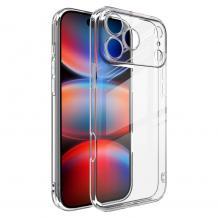 Силиконов калъф / гръб / за iPhone 17 Pro - прозрачен кейс със защита за камерата