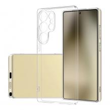 Силиконов калъф / гръб / TPU кейс 2mm за Samsung S25 Ultra - прозрачен гръб със защита за камерата