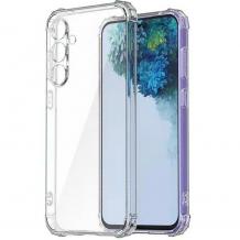 Удароустойчив силиконов калъф / гръб / кейс за Samsung S24 - прозрачен