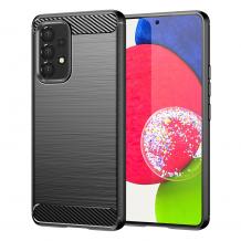 Силиконов калъф / гръб / TPU кейс за Samsung A73 5G - черен / carbon
