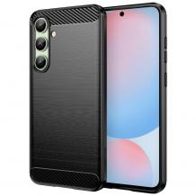 Силиконов калъф / гръб / кейс за Samsung A16 - черен / carbon