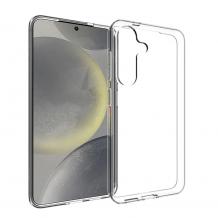 Силиконов калъф / гръб / TPU кейс за Samsung S25 Plus - прозрачен