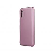 Силиконов калъф / гръб / TPU кейс Metallic Cover за Samsung A13 5G / A04s - розов