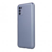 Луксозен силиконов калъф / гръб / TPU кейс Metallic Cover за Samsung A13 5G / A04s