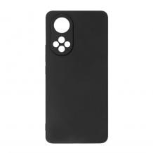 Луксозен силиконов калъф / гръб / TPU кейс Silicone Soft Cover за Huawei nova 9 - черен / мат