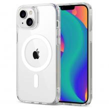Силиконов калъф / гръб / кейс / Clear Case MagSafe за Apple iPhone 14 (6.1) - Прозрачен