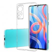 Луксозен силиконов калъф / гръб / TPU кейс за Xiaomi 12T / 12 Pro 5G - прозрачен със защита за камерата