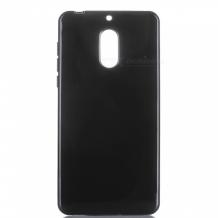 Силиконов калъф / гръб / TPU Case за Nokia 6 2017 - черен / гланц