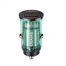 Универсално зарядно за кола USAMS US-CC127 42.5W USB 22.5W+PD 20W Mini Fast Car Charger