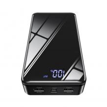 Универсална външна батерия BOROFONE BJ8 2xUSB-A / Type-C / Universal Power Bank BOROFONE BJ8 30000mAh - черна