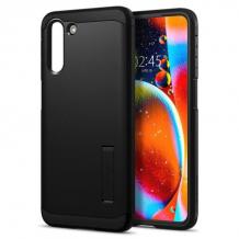 Оригинален гръб Spigen Tough Armor със стойка за Samsung S21 - черен