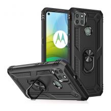 Силиконов гръб Spigen със стойка и магнитно захващане за Motorola Moto G9 Power – черен