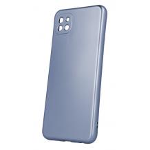 Силиконов калъф / гръб / TPU кейс Metallic Cover за Samsung A22 4G - светло син