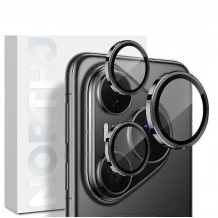 Стъклен протектор за камера метални рингове за Huawei Pura 80 Pro