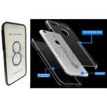 Прозрачен / черен кант / лице и гръб
