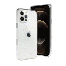 Луксозен гръб 3D SwitchEasy Starfield за Apple iPhone 12 / 12 Pro 6.1'' - прозрачен / брокат / Crystal